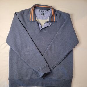 Orvis Men's Blue Sweater